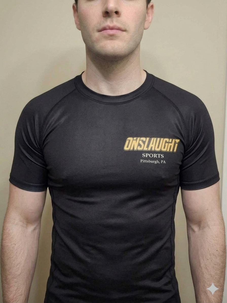 Short sleeve rash guard - Black