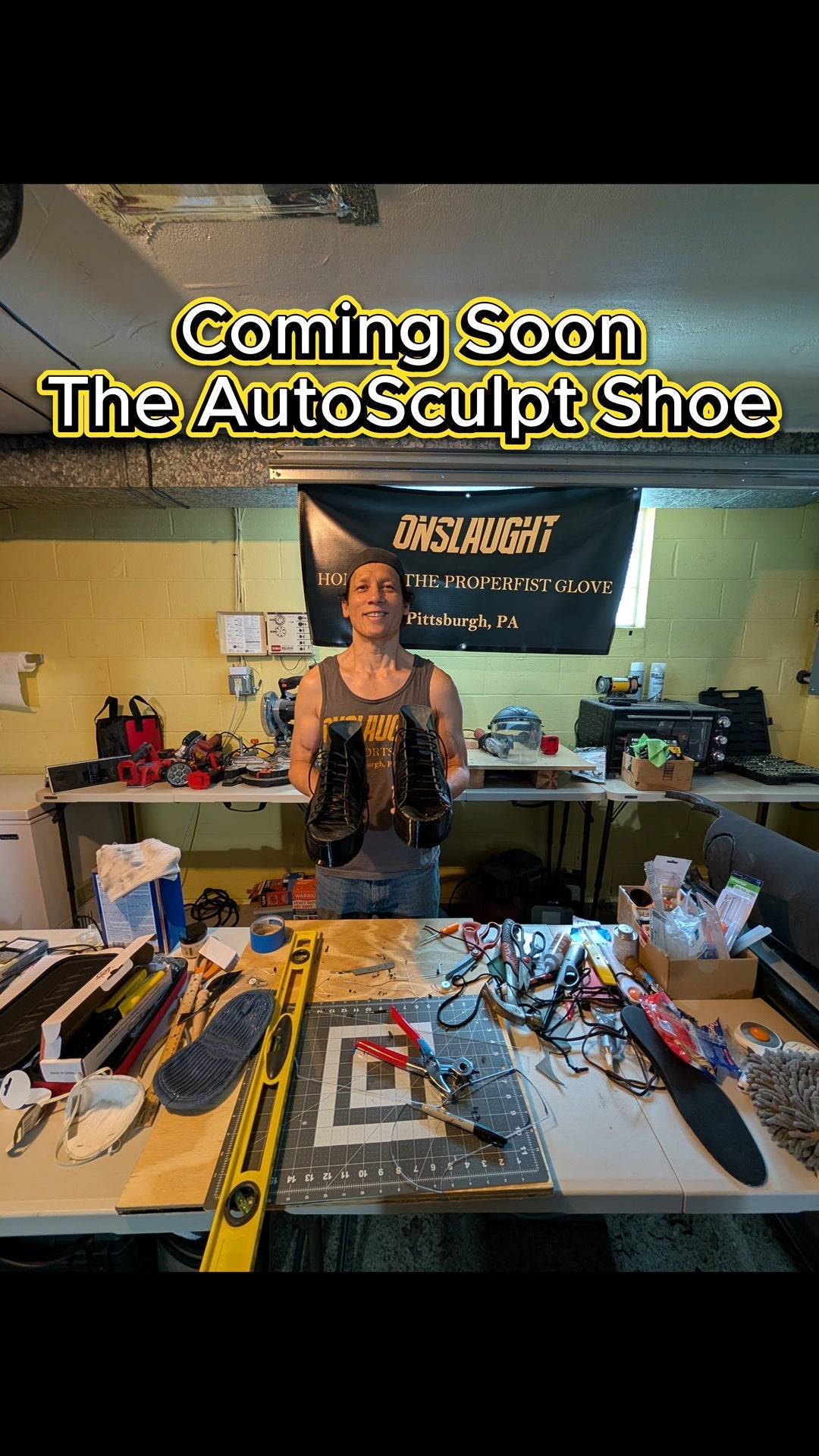 The making of an autosculpt shoe