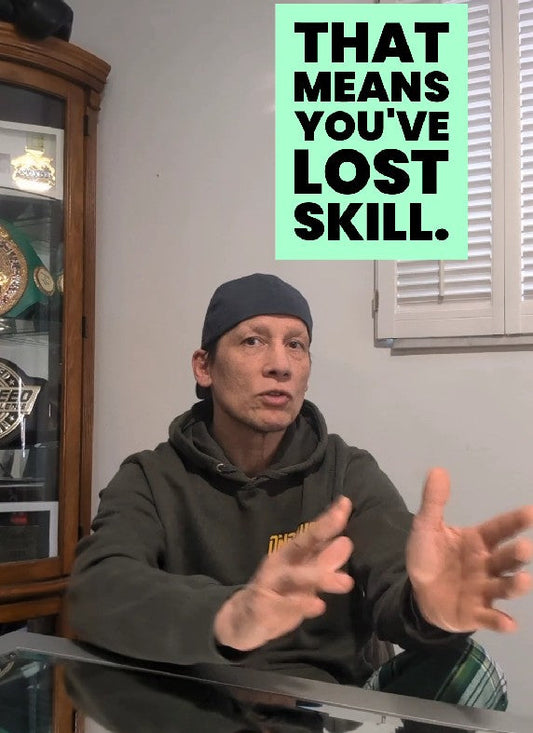 How much have you lost during time away from training?