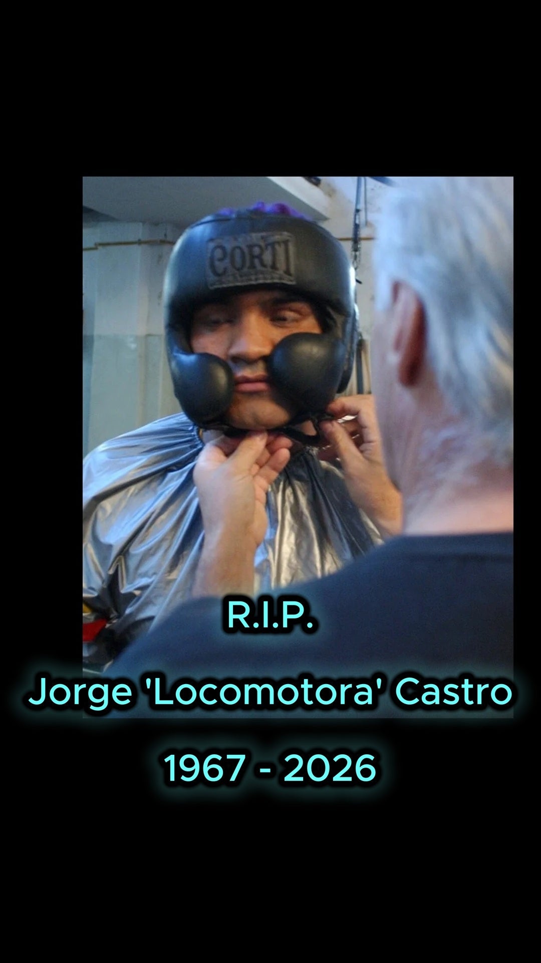 Why you never stop fighting: RIP Jorge Fernando Castro