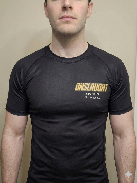 Short sleeve rash guard - Black